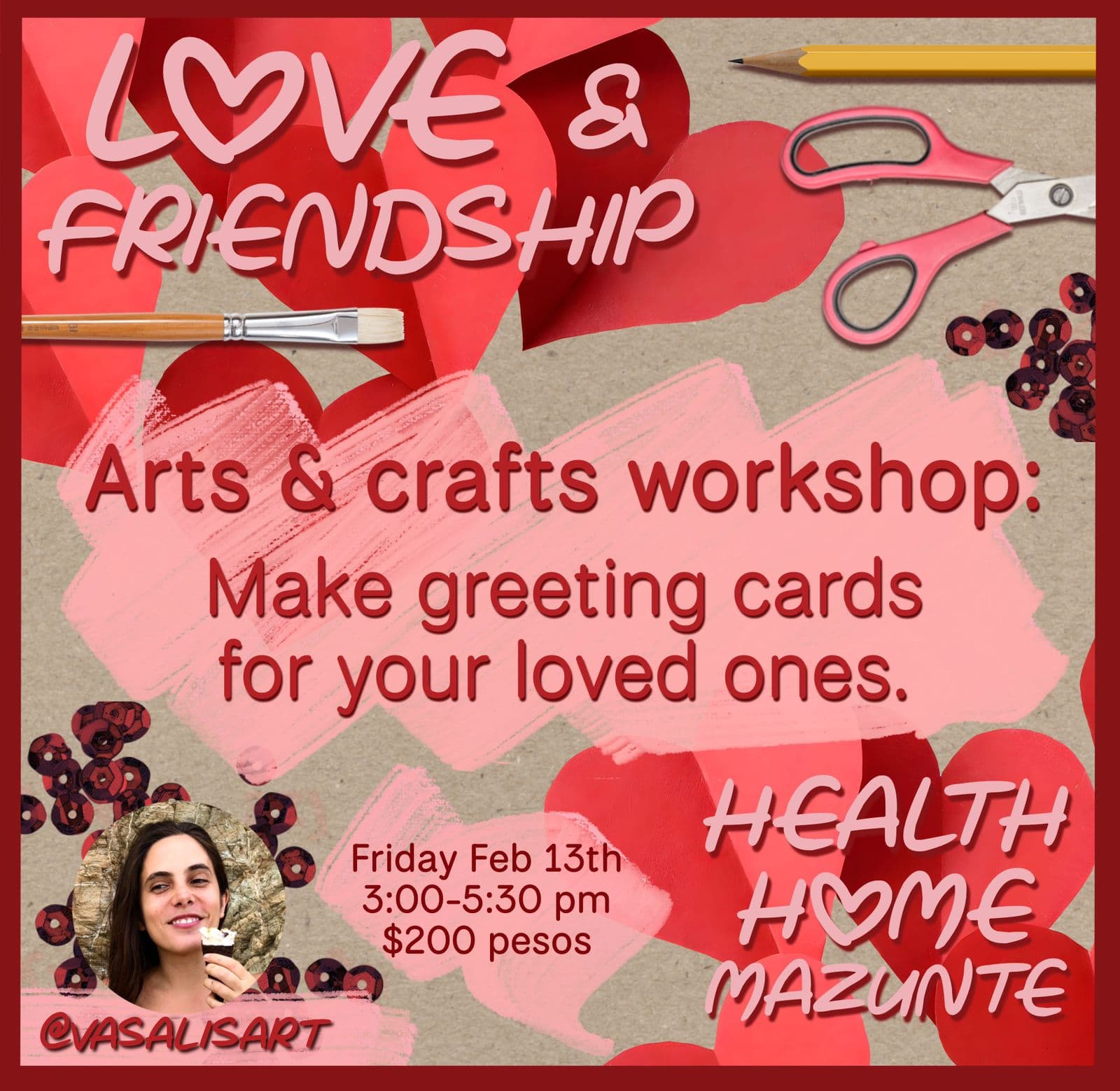 Valentine's Day Arts and Crafts Workshop